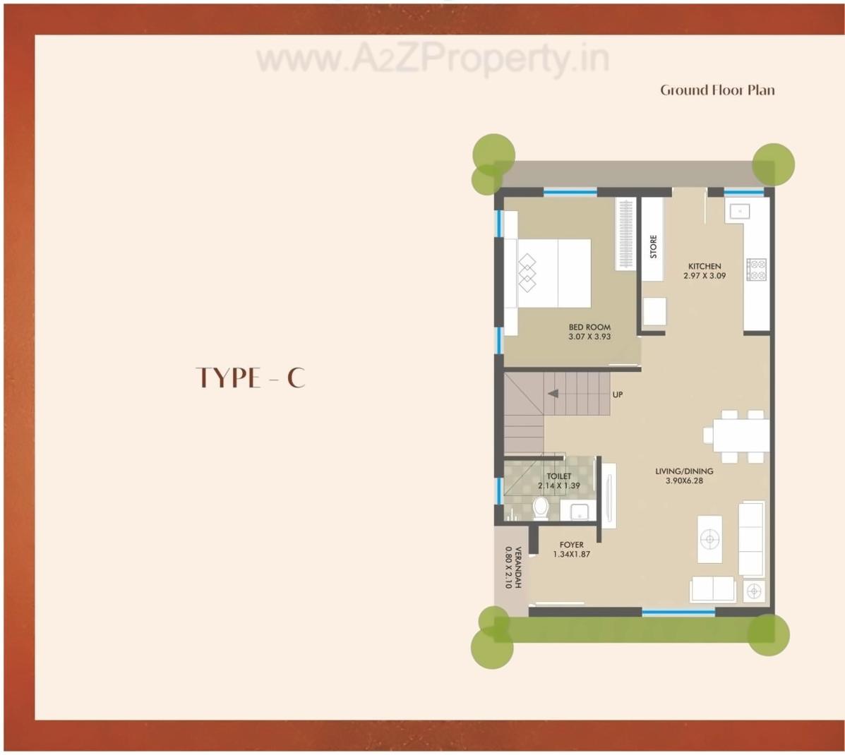 Layout of real estate project Redcoral located at Chhani, Vadodara, Gujarat