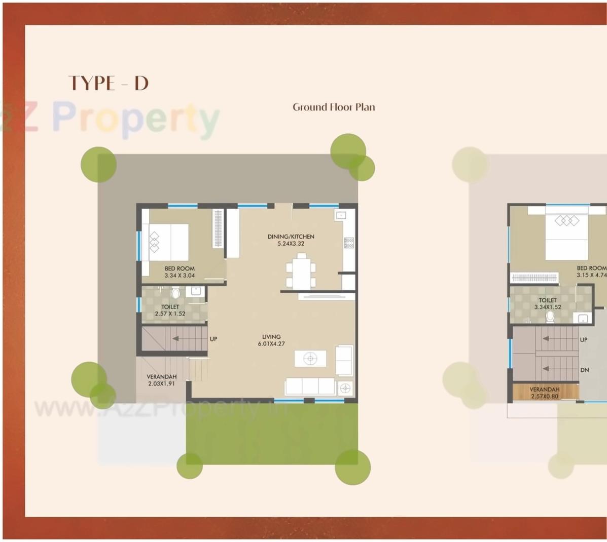 Layout of real estate project Redcoral located at Chhani, Vadodara, Gujarat