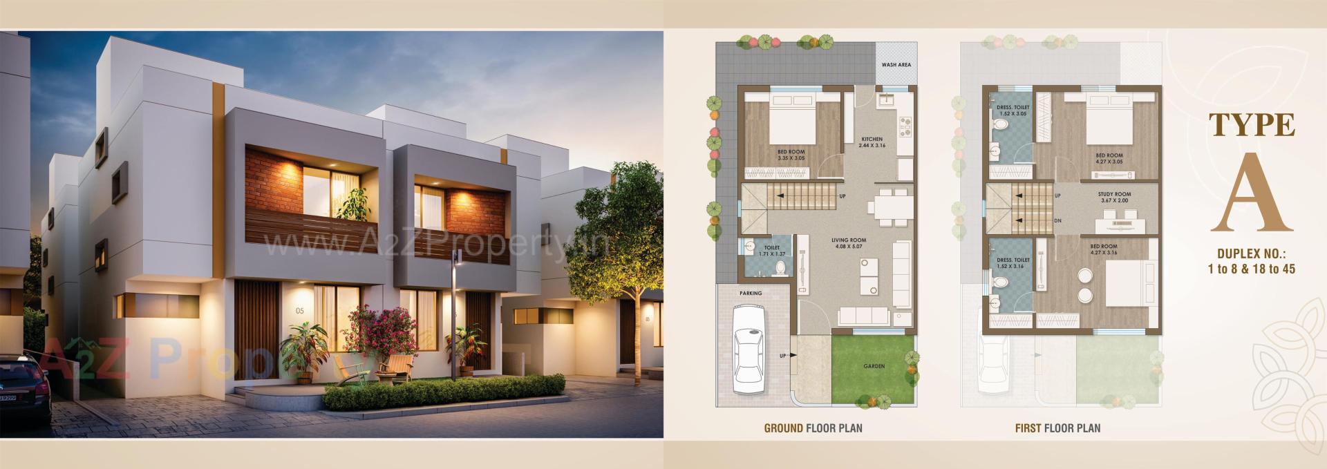 Layout of real estate project Reva Duplex located at Vadodara, Vadodara, Gujarat