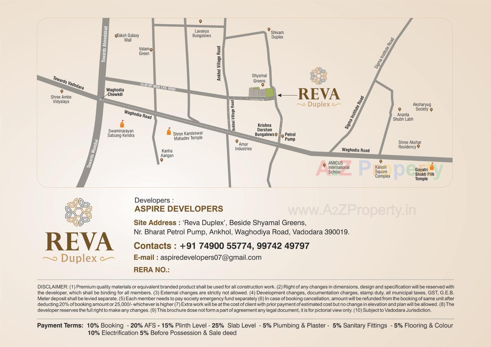  of real estate project Reva Duplex located at Vadodara, Vadodara, Gujarat
