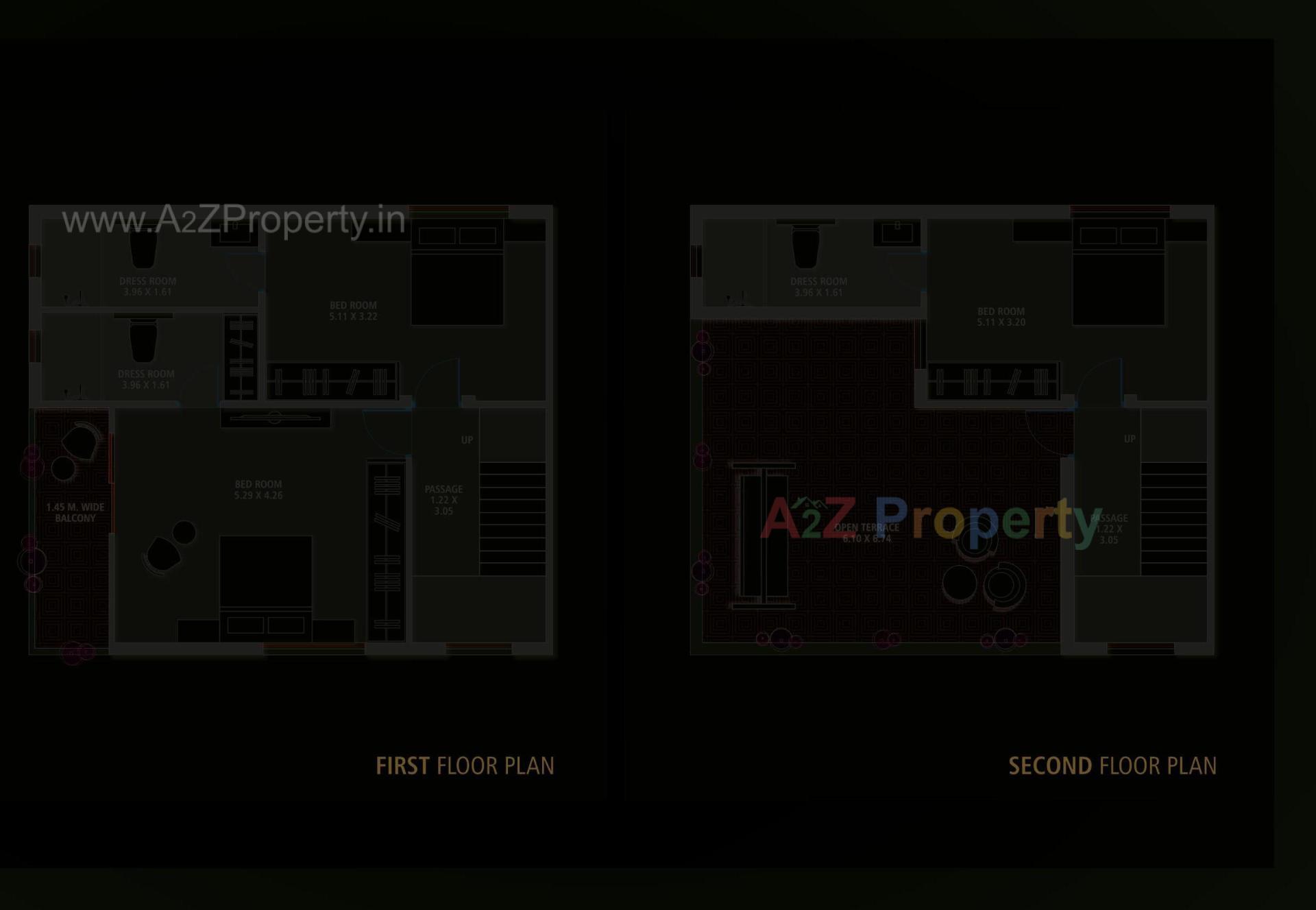 Layout of real estate project Reva Lakend located at Sayajipura, Vadodara, Gujarat