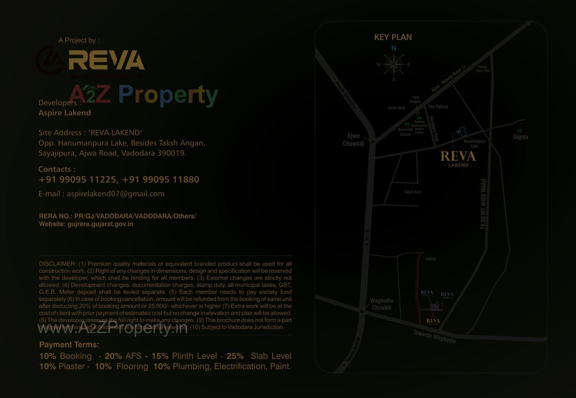  of real estate project Reva Lakend located at Sayajipura, Vadodara, Gujarat