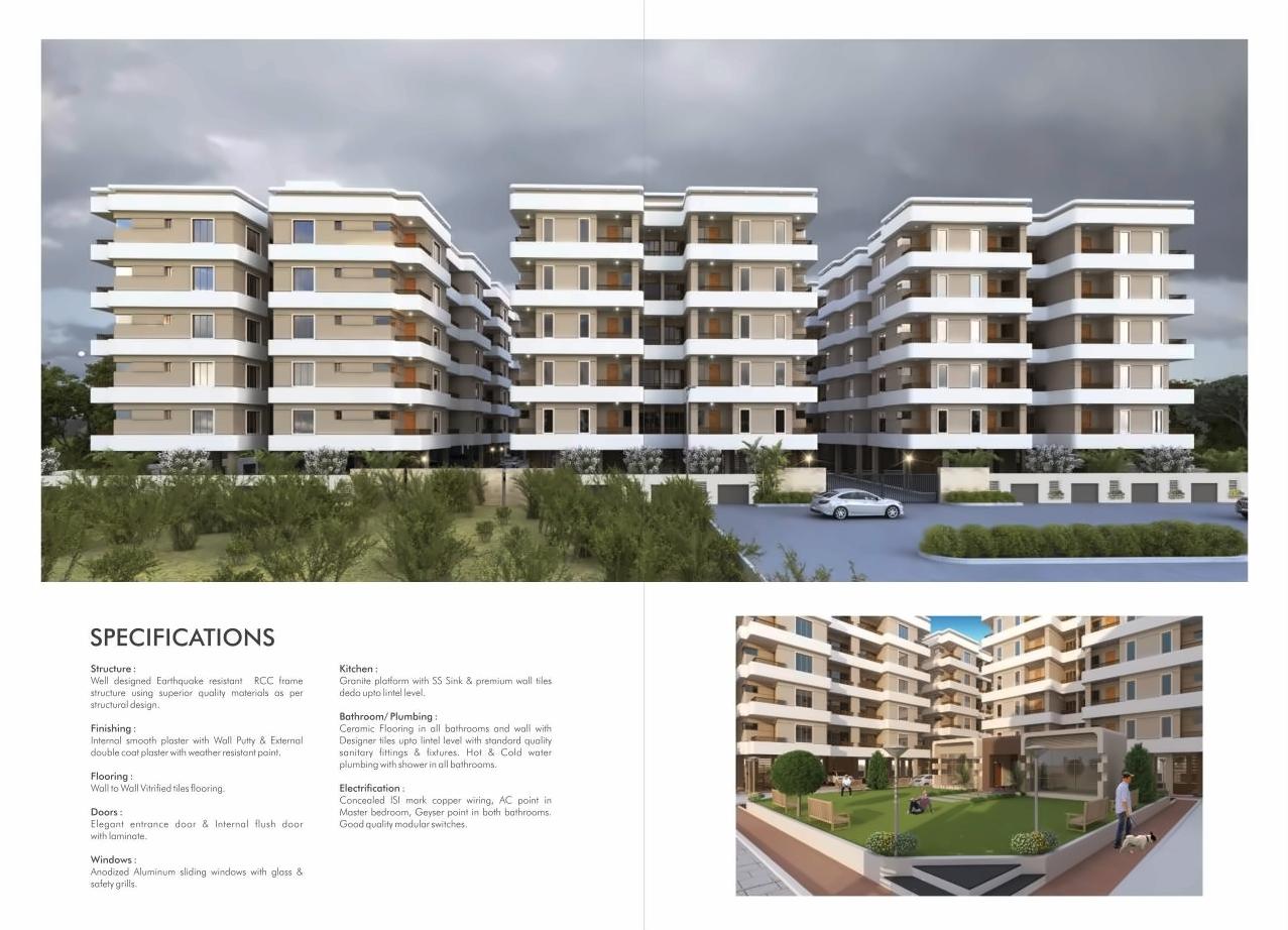 3D Elevation of real estate project Revanta Centrum located at Makarpura, Vadodara, Gujarat