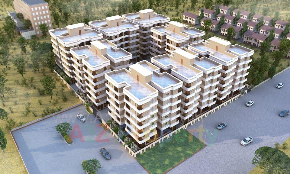 3D Elevation of real estate project Revanta Centrum located at Makarpura, Vadodara, Gujarat