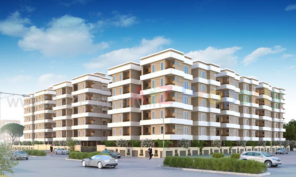 3D Elevation of real estate project Revanta Centrum located at Makarpura, Vadodara, Gujarat