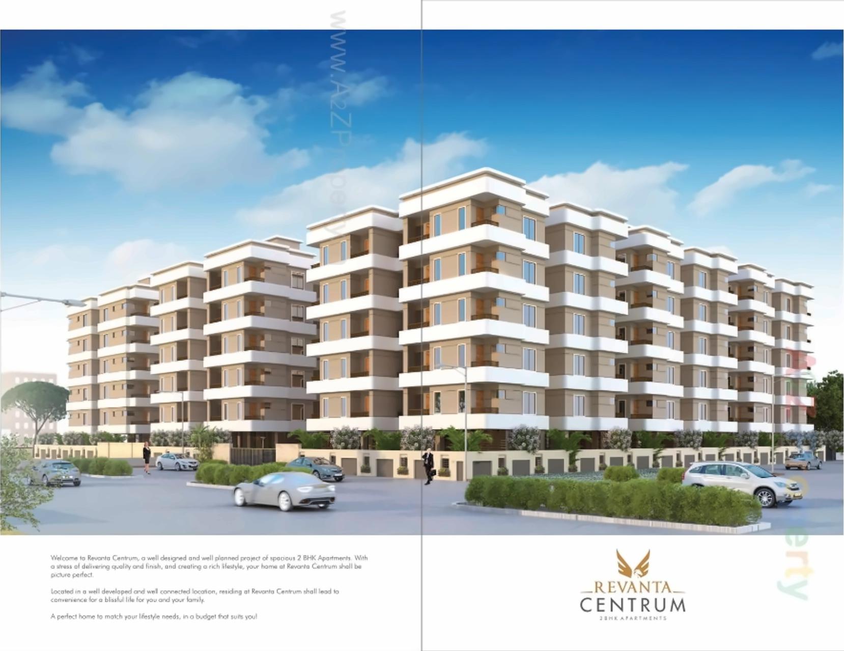 3D Elevation of real estate project Revanta Centrum located at Makarpura, Vadodara, Gujarat