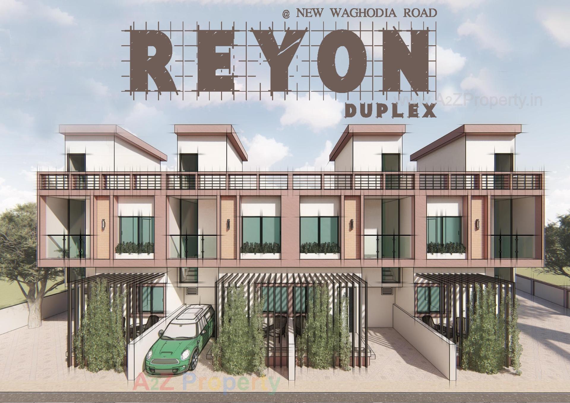 3D Elevation of real estate project Reyon Duplex located at Vadodara, Vadodara, Gujarat