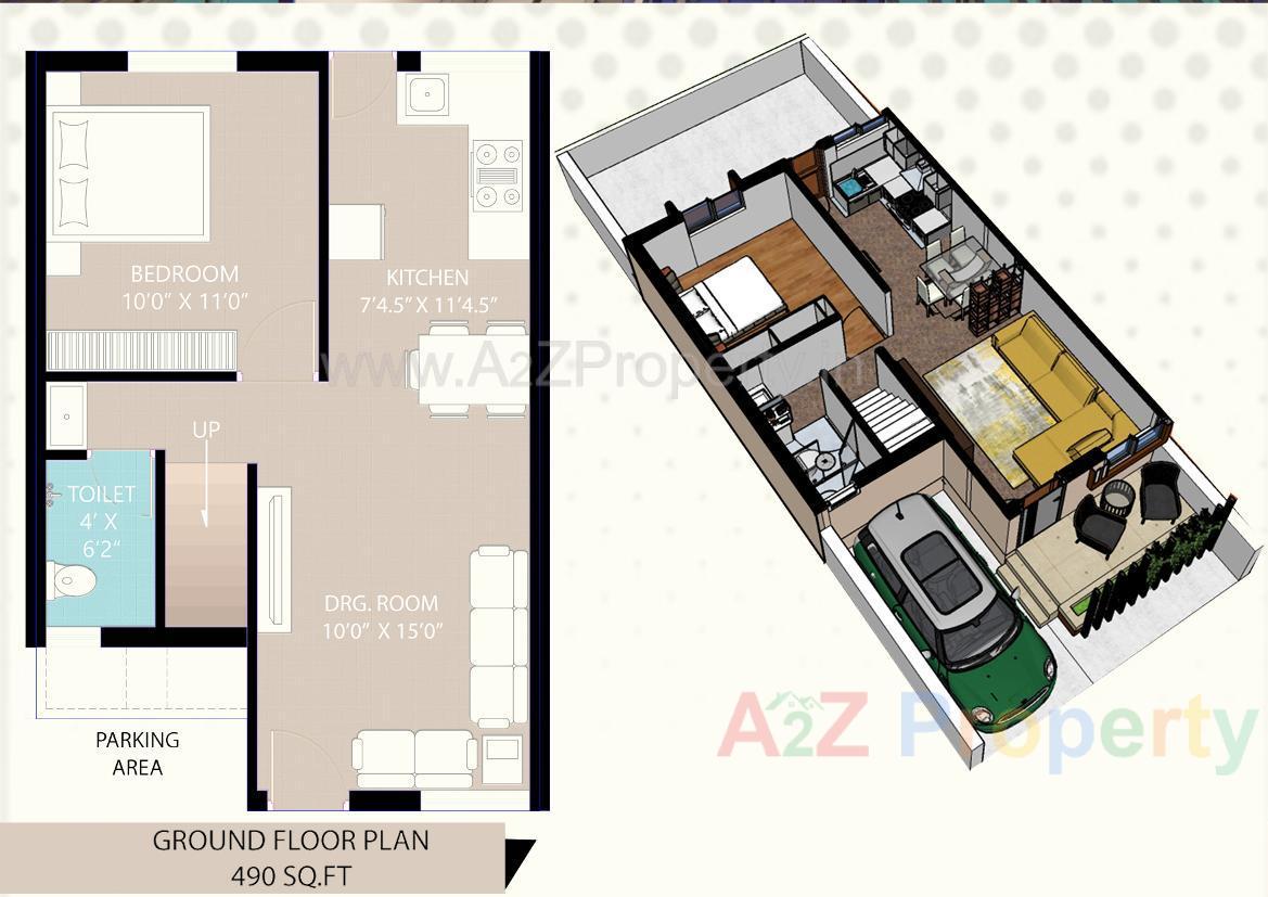 Layout of real estate project Reyon Duplex located at Vadodara, Vadodara, Gujarat