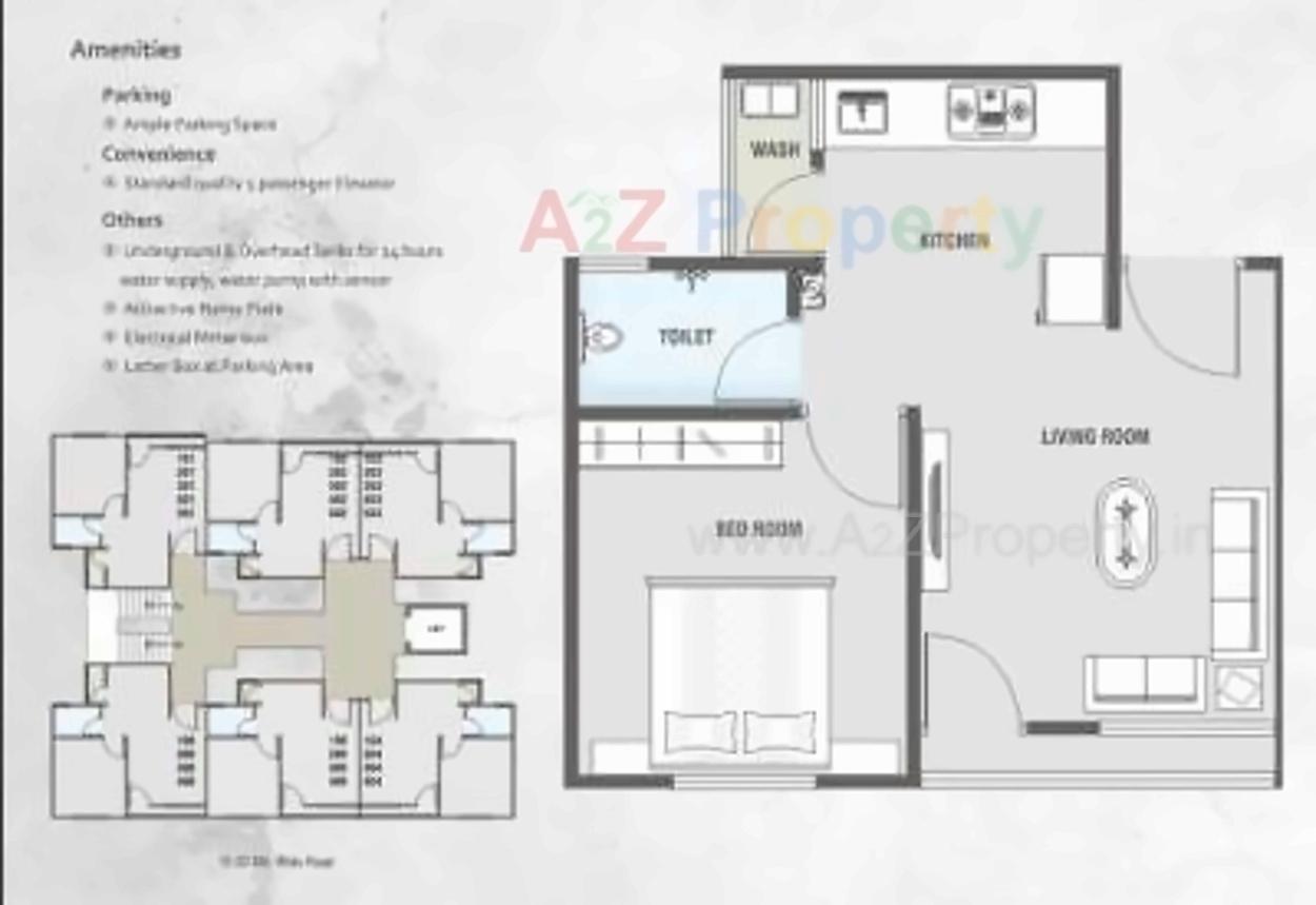 Layout of real estate project Riddhi Residency located at Bopal, Vadodara, Gujarat