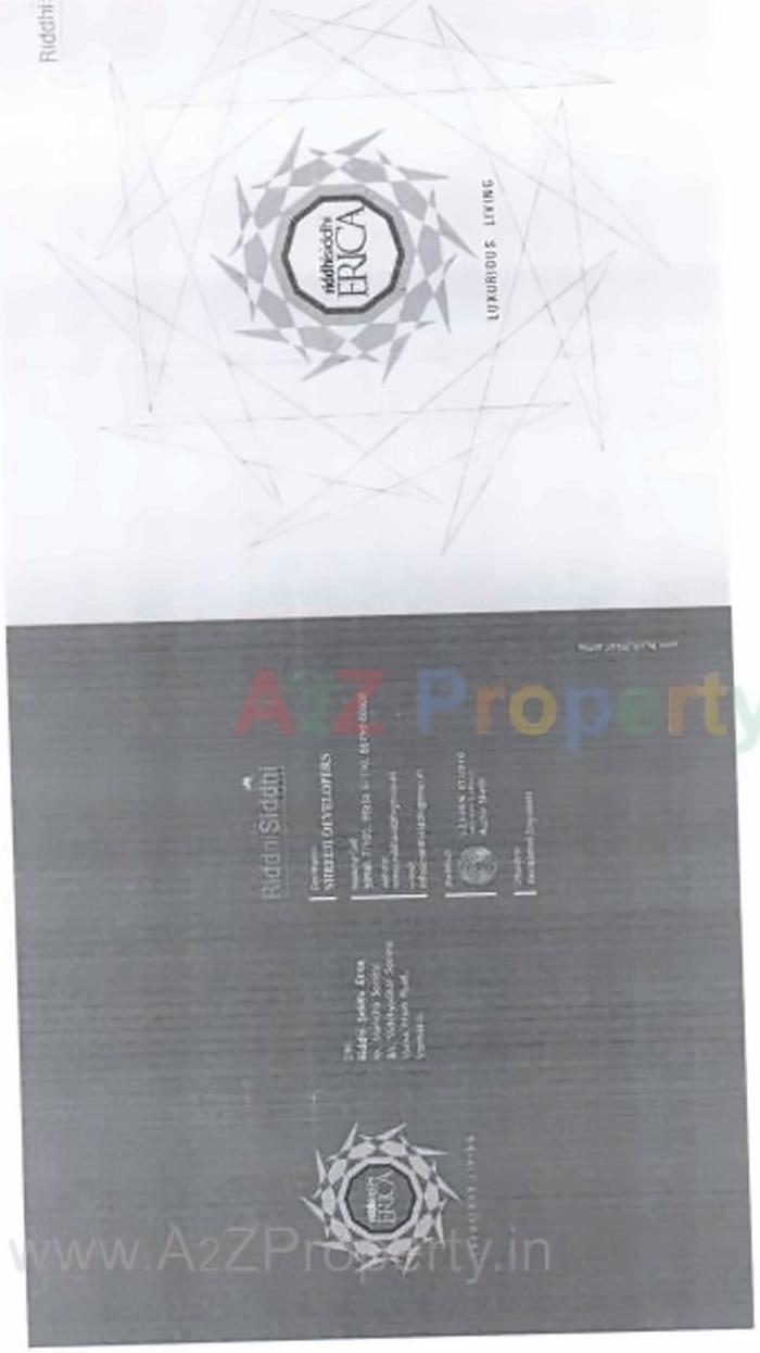  of real estate project Riddhi Siddhi Erica located at Vadodara, Vadodara, Gujarat