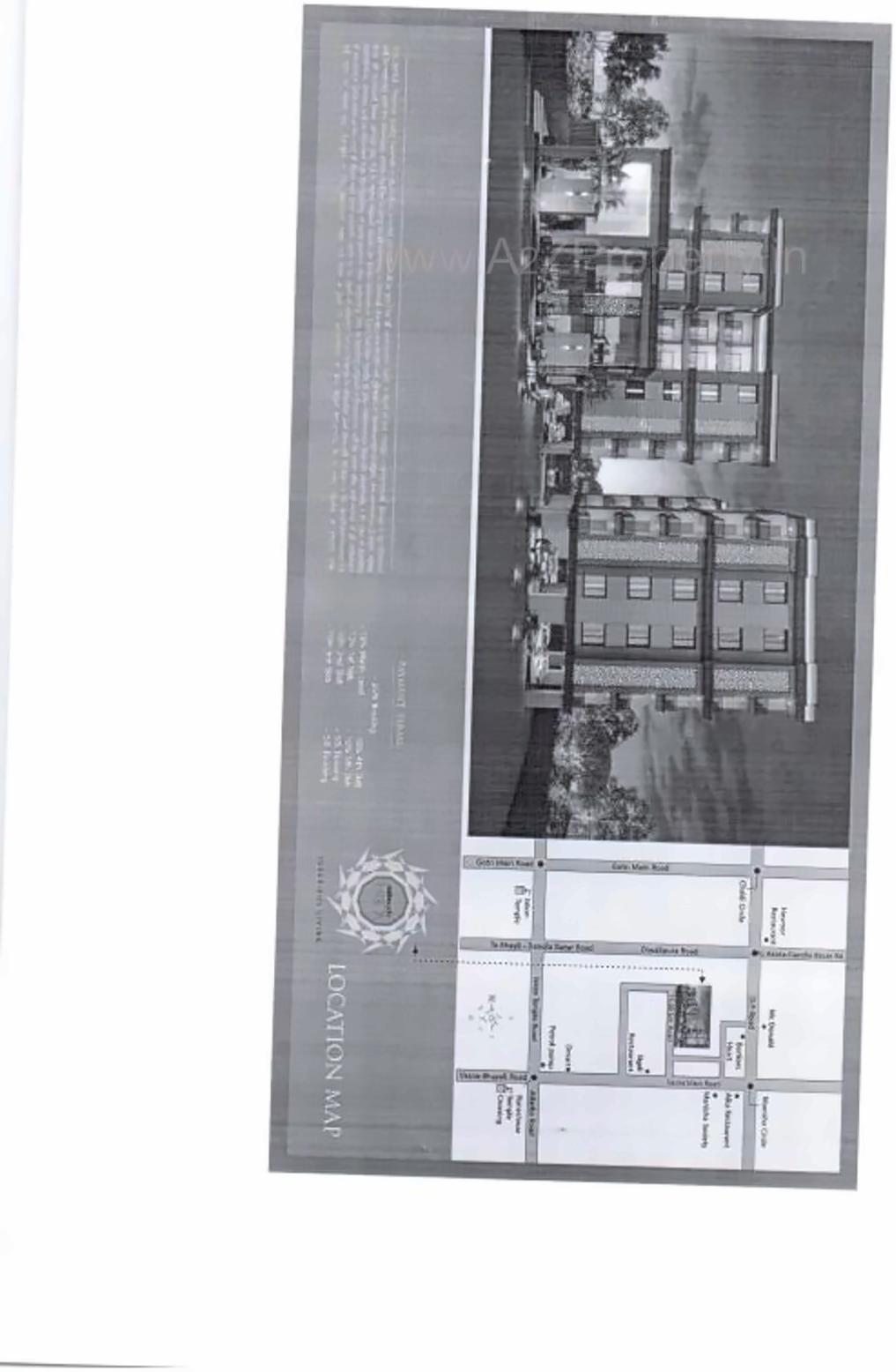 Layout of real estate project Riddhi Siddhi Erica located at Vadodara, Vadodara, Gujarat