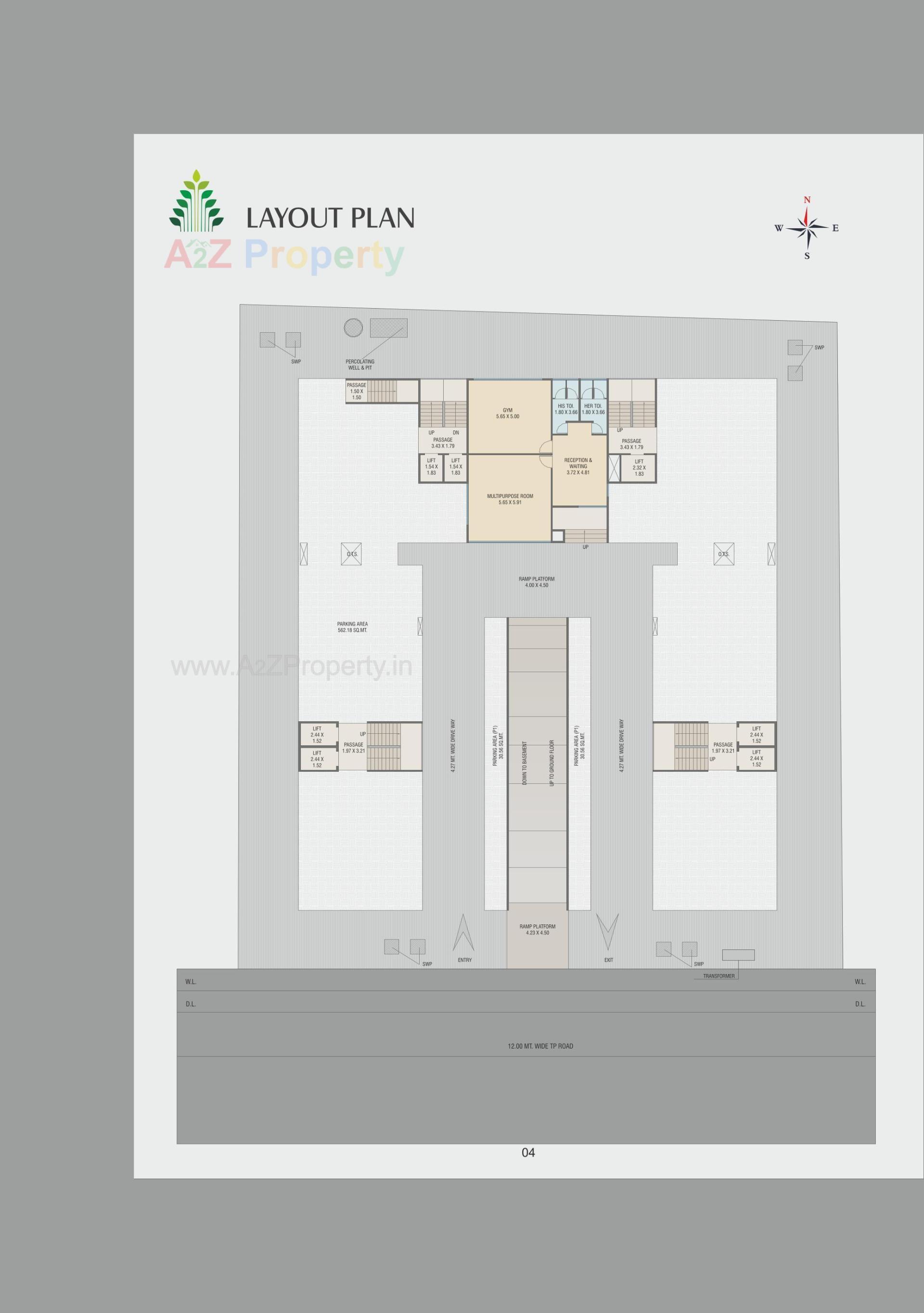Layout of real estate project Rishikesh Revive located at Saiyad, Vadodara, Gujarat