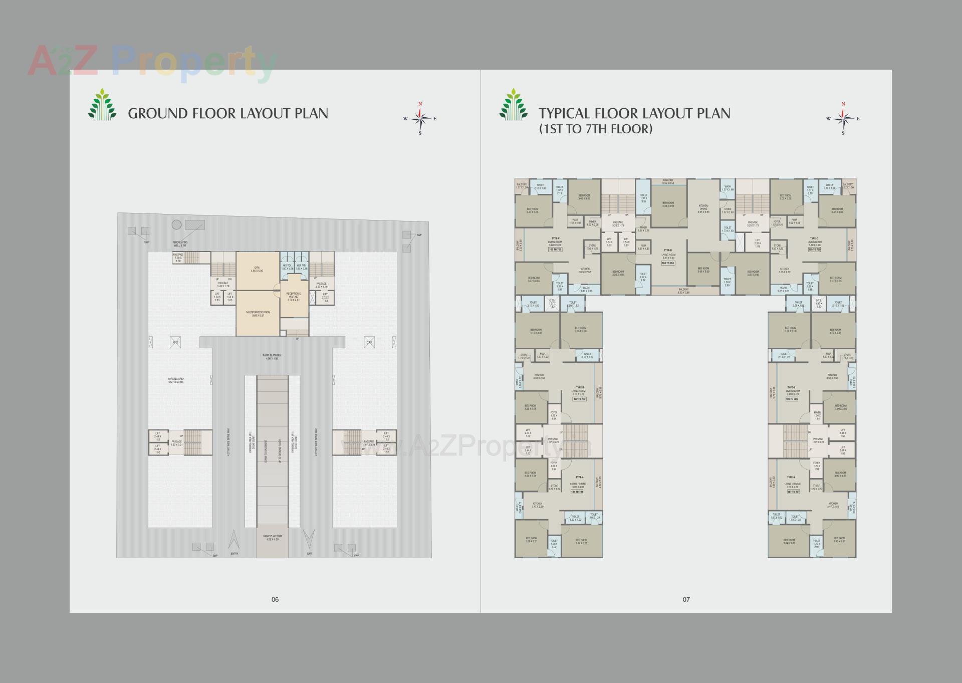 Layout of real estate project Rishikesh Revive located at Saiyad, Vadodara, Gujarat