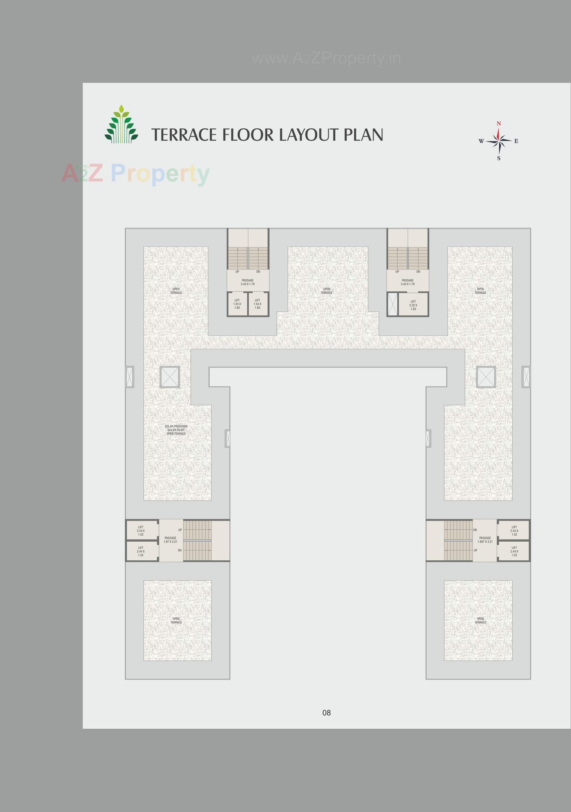 Layout of real estate project Rishikesh Revive located at Saiyad, Vadodara, Gujarat