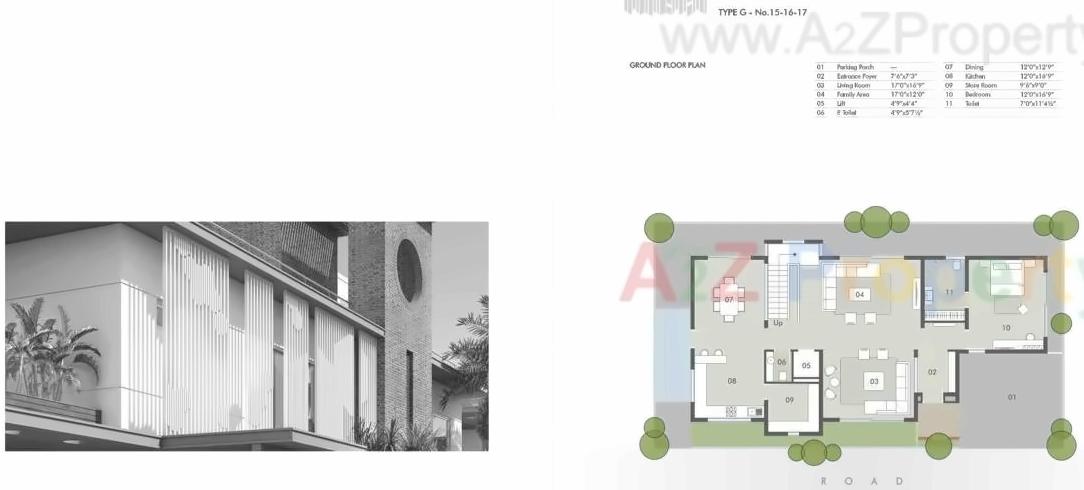 Layout of real estate project Riverway County located at Sevasi, Vadodara, Gujarat