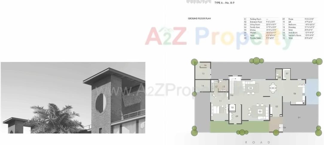 Layout of real estate project Riverway County located at Sevasi, Vadodara, Gujarat