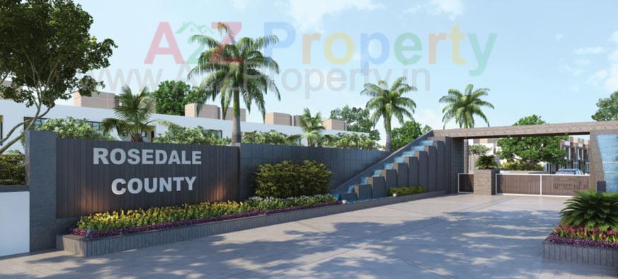 3D Elevation of real estate project Rosedale County located at Dhanyavi, Vadodara, Gujarat