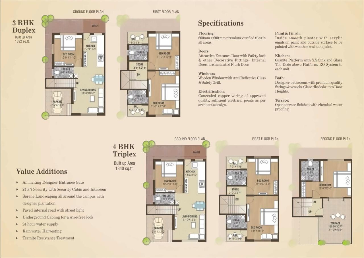  of real estate project Rosedale Meadows located at Sevasi, Vadodara, Gujarat