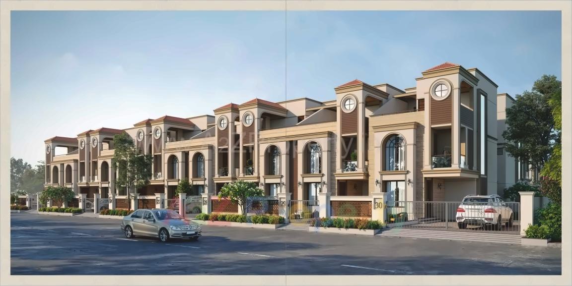 3D Elevation of real estate project Royal Crest located at Bill, Vadodara, Gujarat