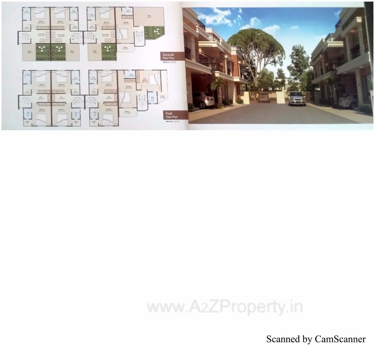 Layout of real estate project Royal Haritage located at Vasna, Vadodara, Gujarat