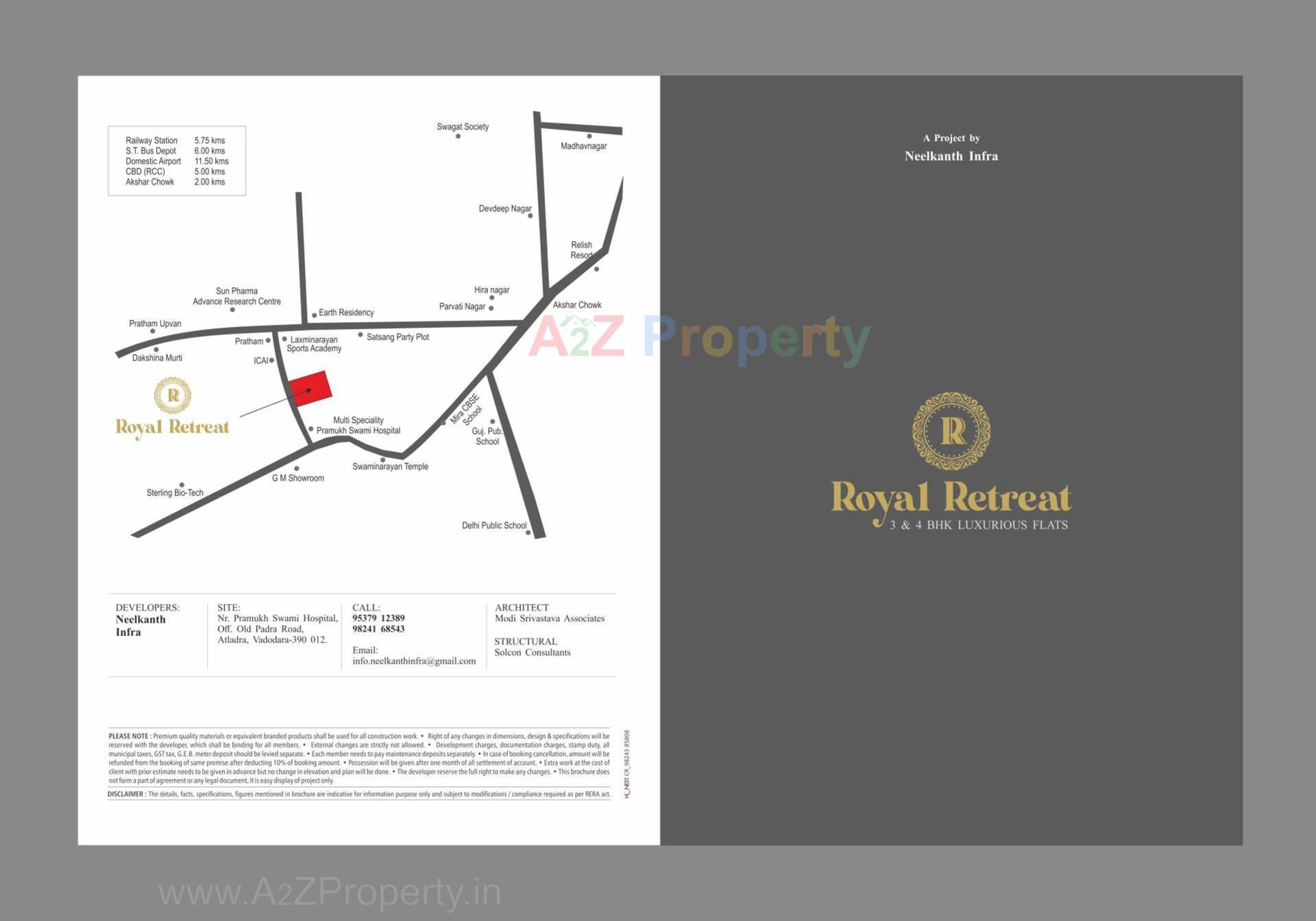  of real estate project Royal Retreat located at Atladra, Vadodara, Gujarat