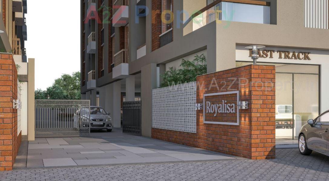 3D Elevation of real estate project Royalisa located at Harni, Vadodara, Gujarat