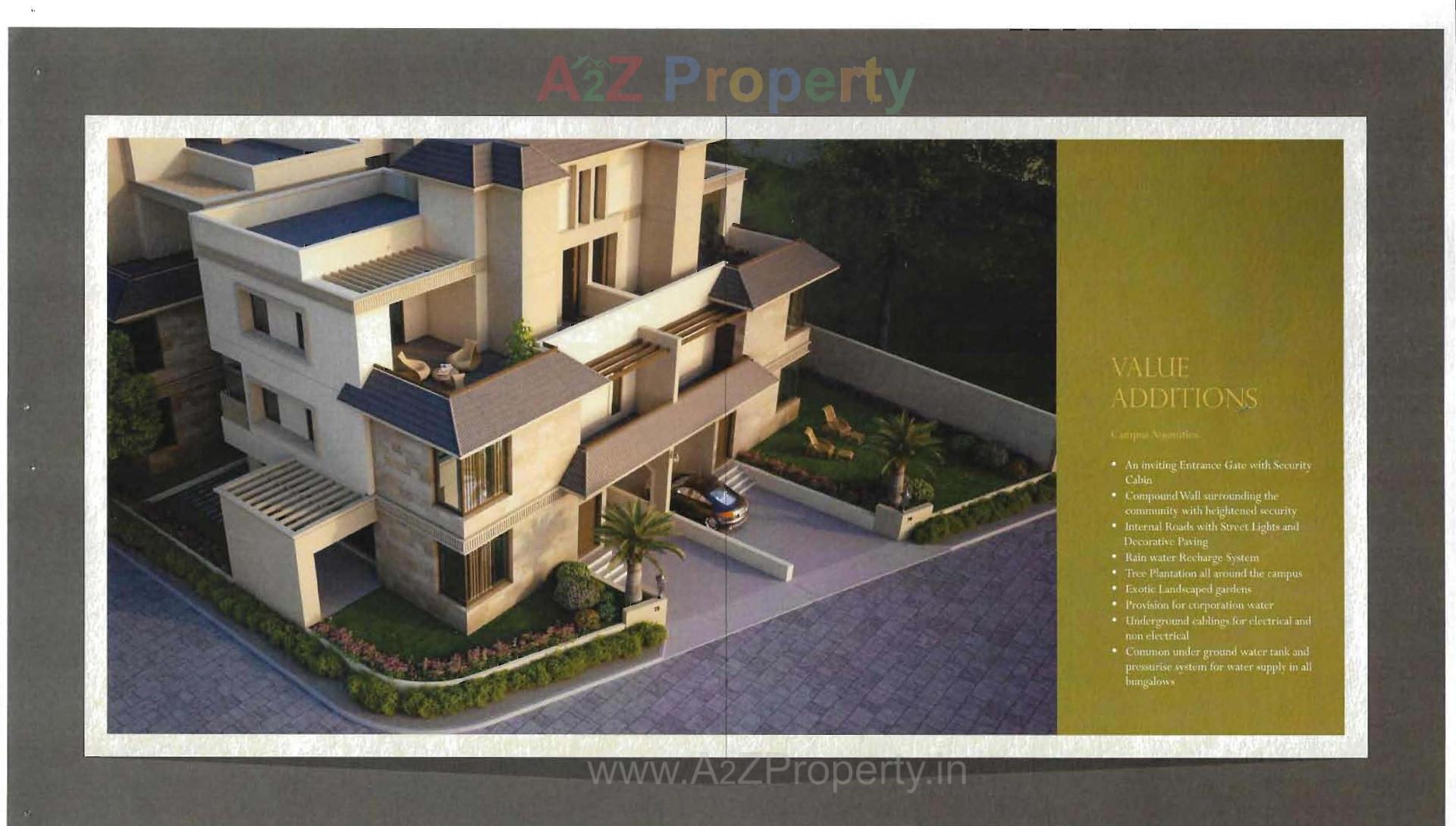 3D Elevation of real estate project Ruchi Boulevard   (plot B) located at Kalali, Vadodara, Gujarat