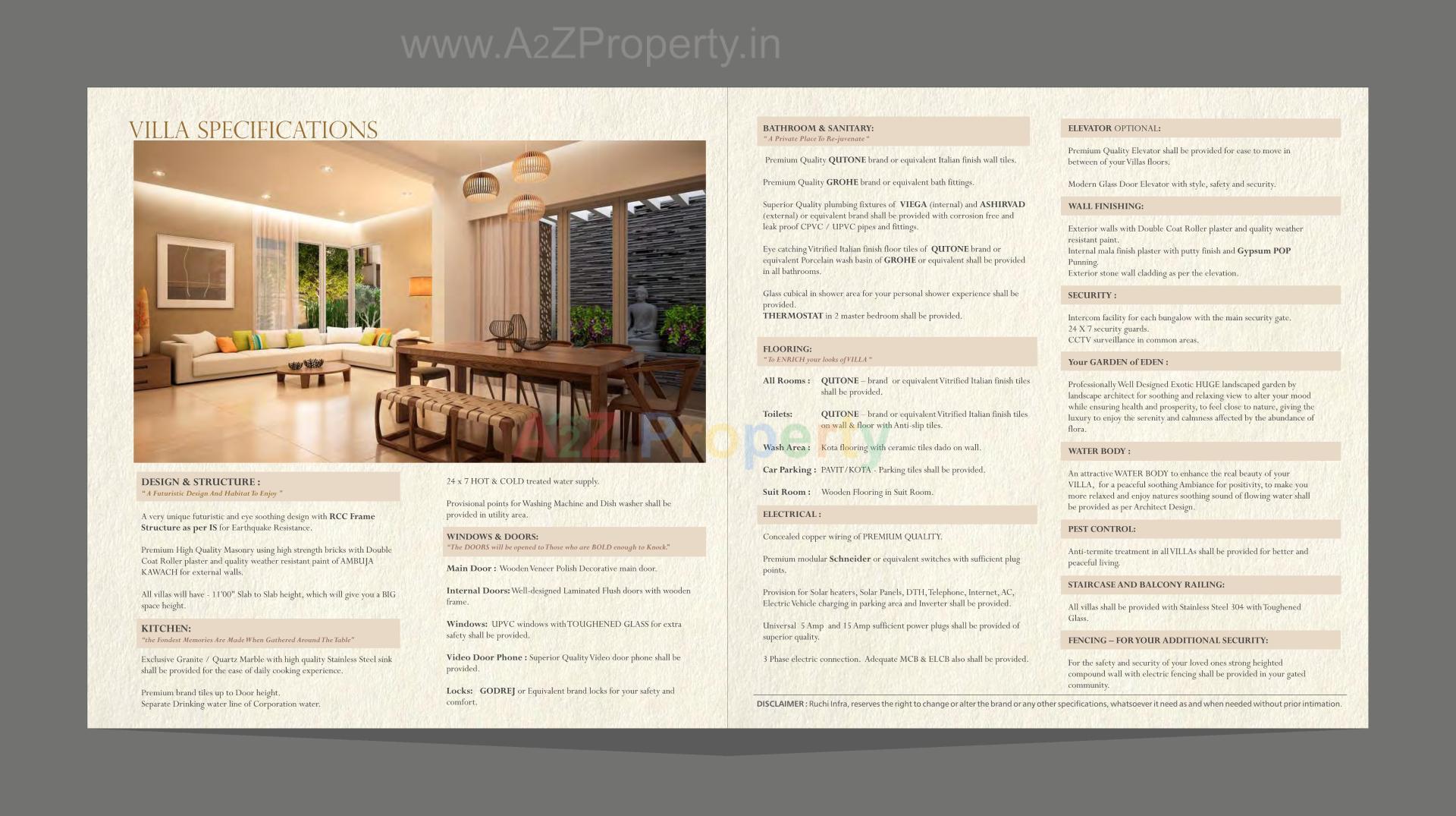  of real estate project Ruchi Boulevard located at Kalali, Vadodara, Gujarat