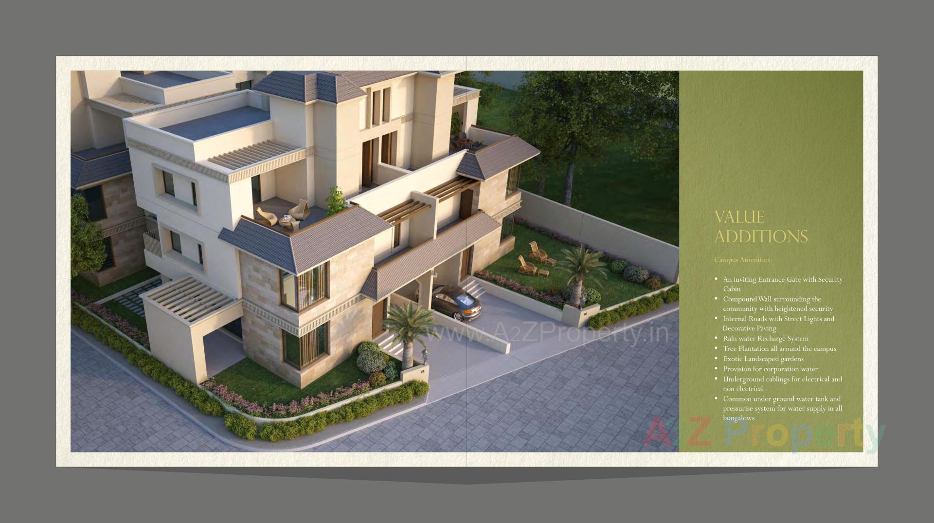 3D Elevation of real estate project Ruchi Boulevard located at Kalali, Vadodara, Gujarat
