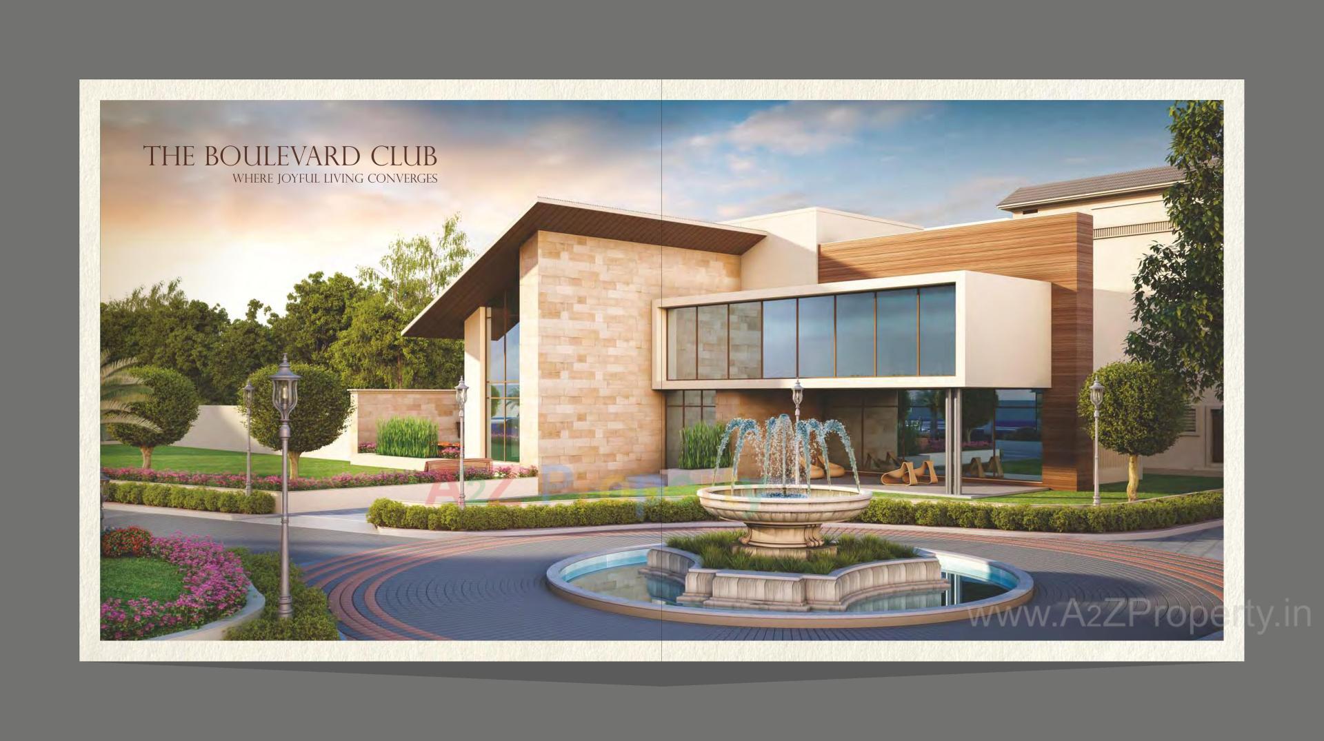 3D Elevation of real estate project Ruchi Boulevard located at Kalali, Vadodara, Gujarat