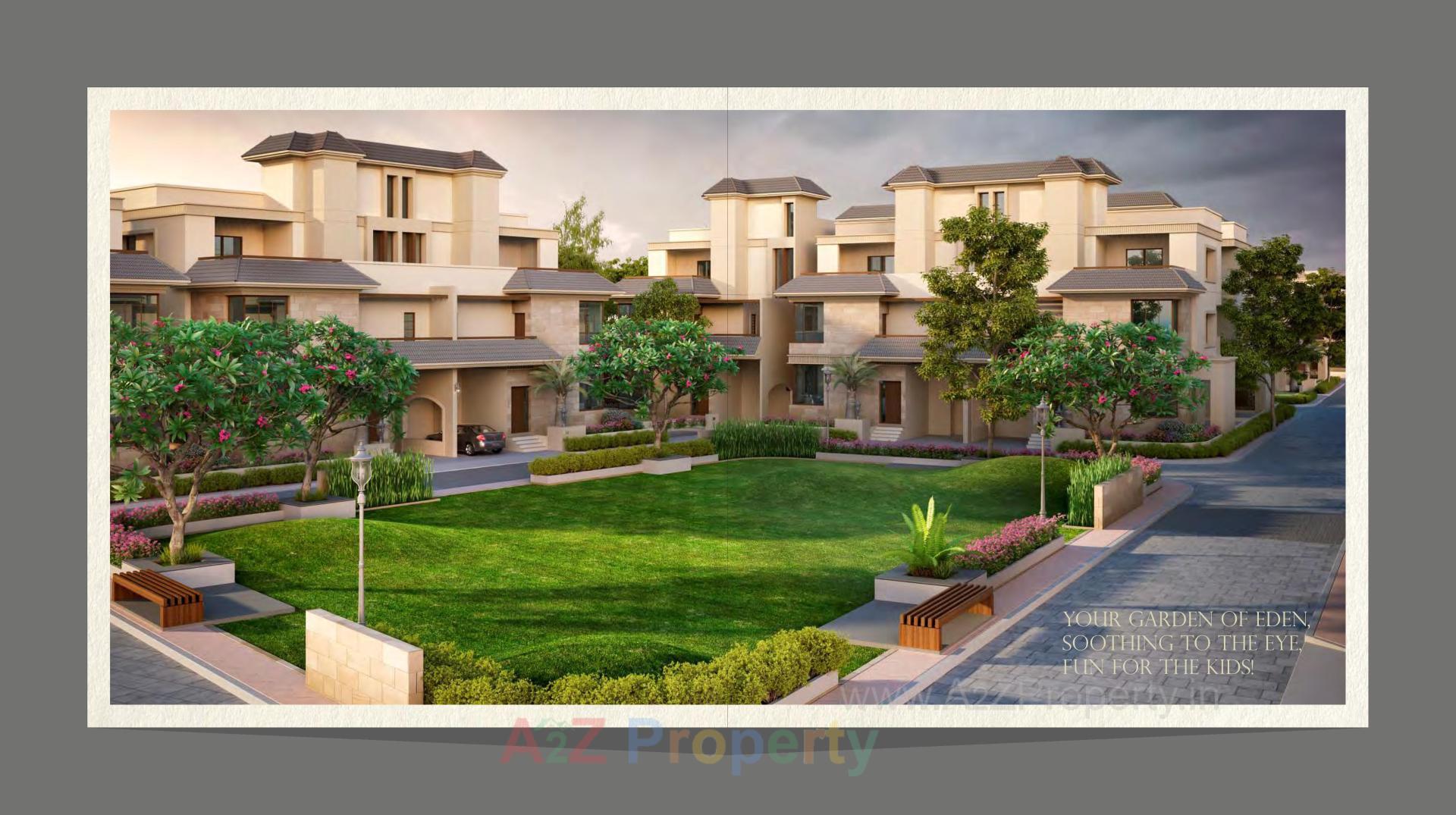 3D Elevation of real estate project Ruchi Boulevard located at Kalali, Vadodara, Gujarat