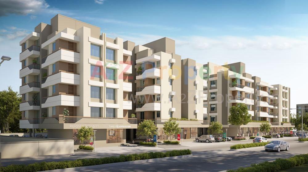 3D Elevation of real estate project Rudraksh Bliss located at Bapod, Vadodara, Gujarat