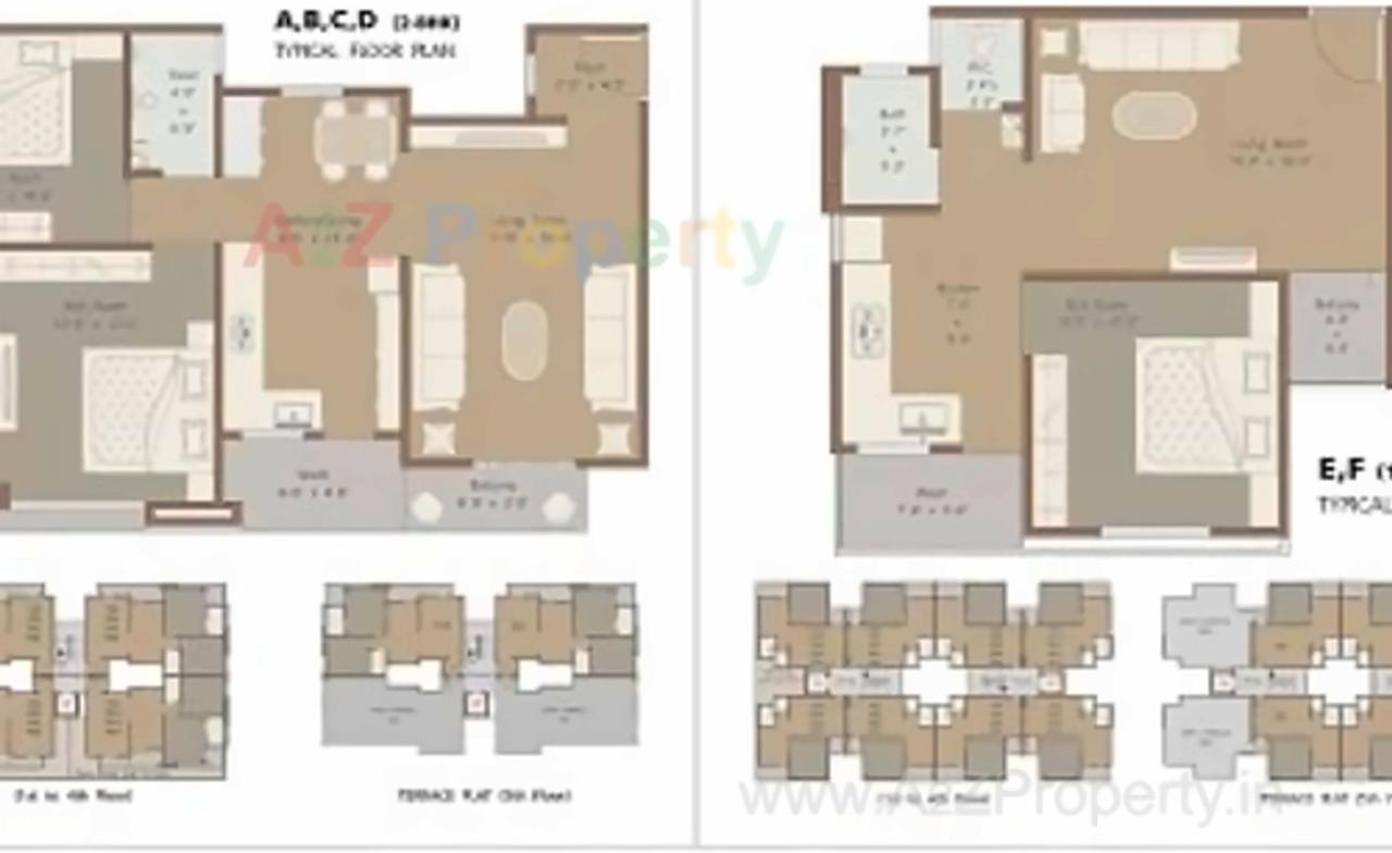 Layout of real estate project Rudraksh Bliss located at Bapod, Vadodara, Gujarat