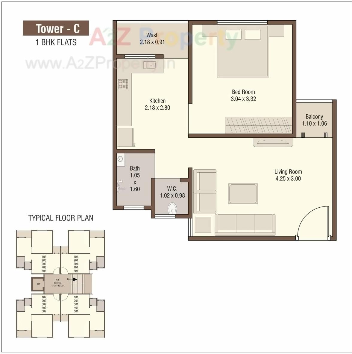 Layout of real estate project Rudraksh Elegance located at Bapod, Vadodara, Gujarat
