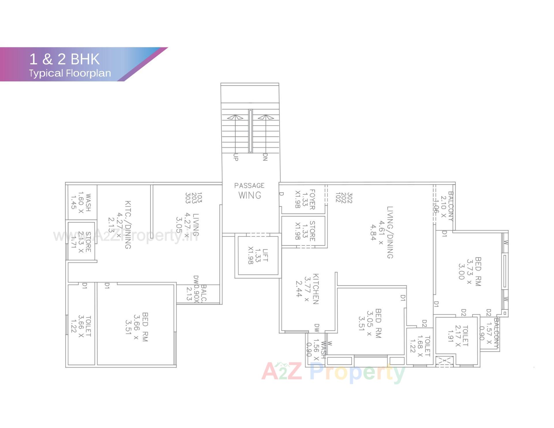 Layout of real estate project Rudraksh Harmony located at Channi, Vadodara, Gujarat