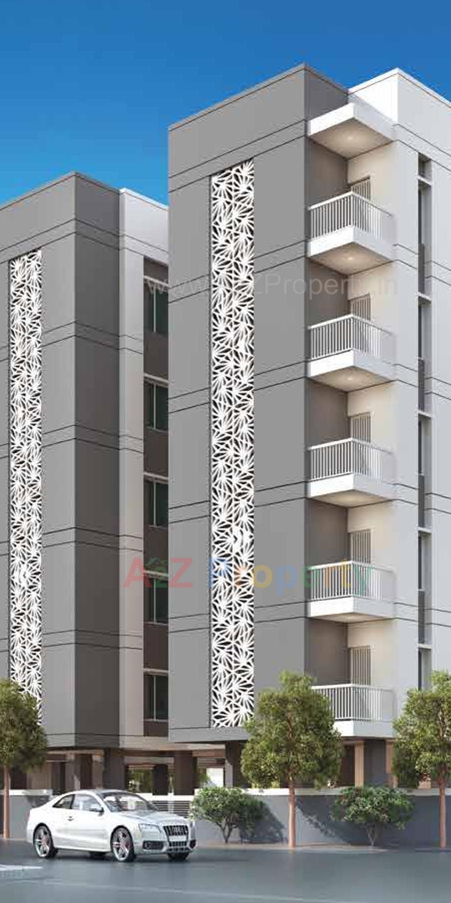 3D Elevation of real estate project Rudraksh Heritage located at Chani, Vadodara, Gujarat