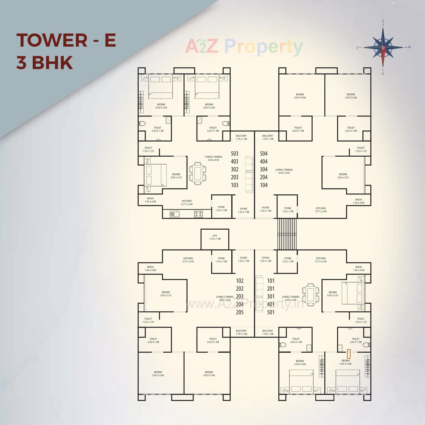 Layout of real estate project Rudraksh Heritage located at Chani, Vadodara, Gujarat