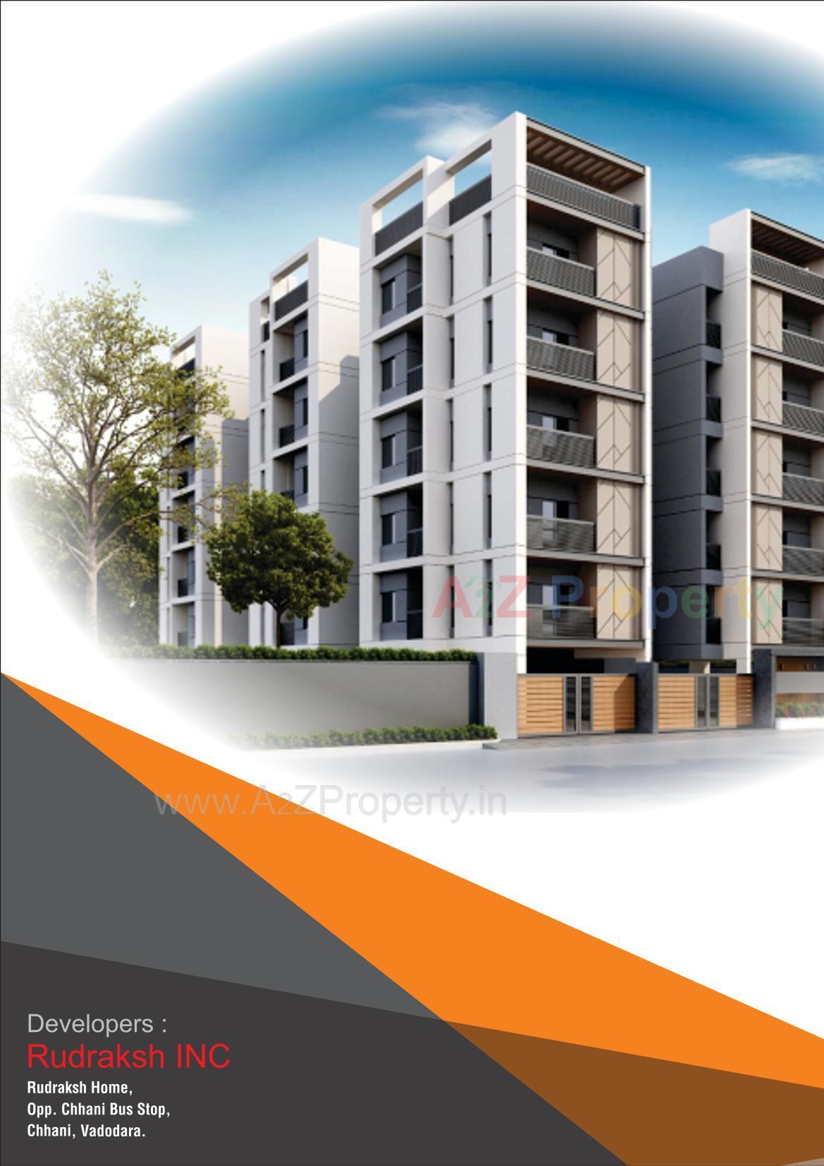 3D Elevation of real estate project Rudraksh Home located at Chhani, Vadodara, Gujarat