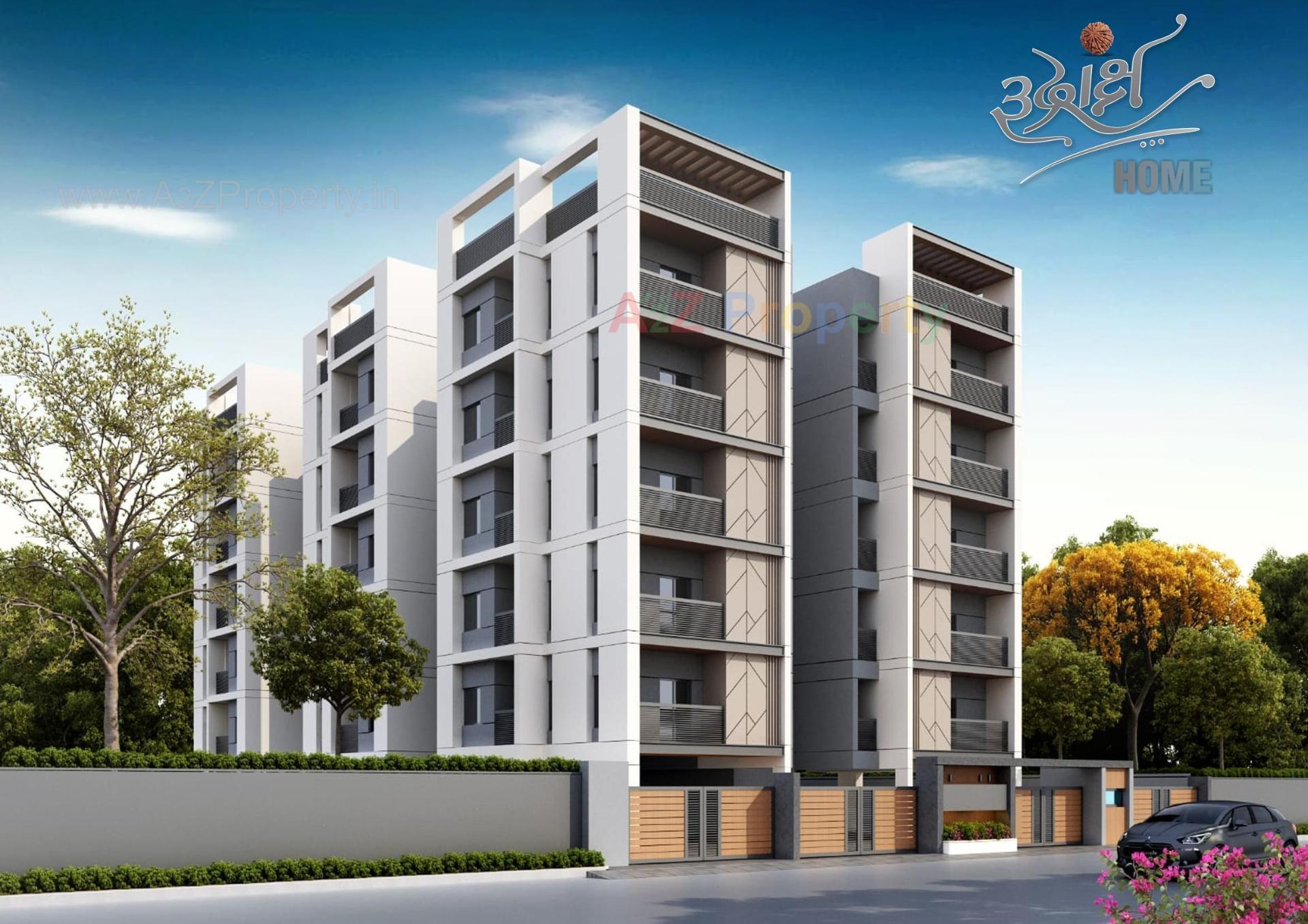 3D Elevation of real estate project Rudraksh Home located at Chhani, Vadodara, Gujarat