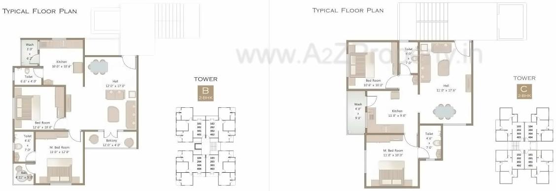 Layout of real estate project Rudraksh Rivera located at Vadodara, Vadodara, Gujarat