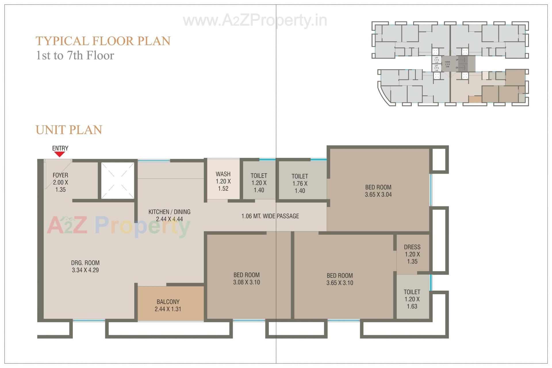 Layout of real estate project Rudraksh located at Sama, Vadodara, Gujarat