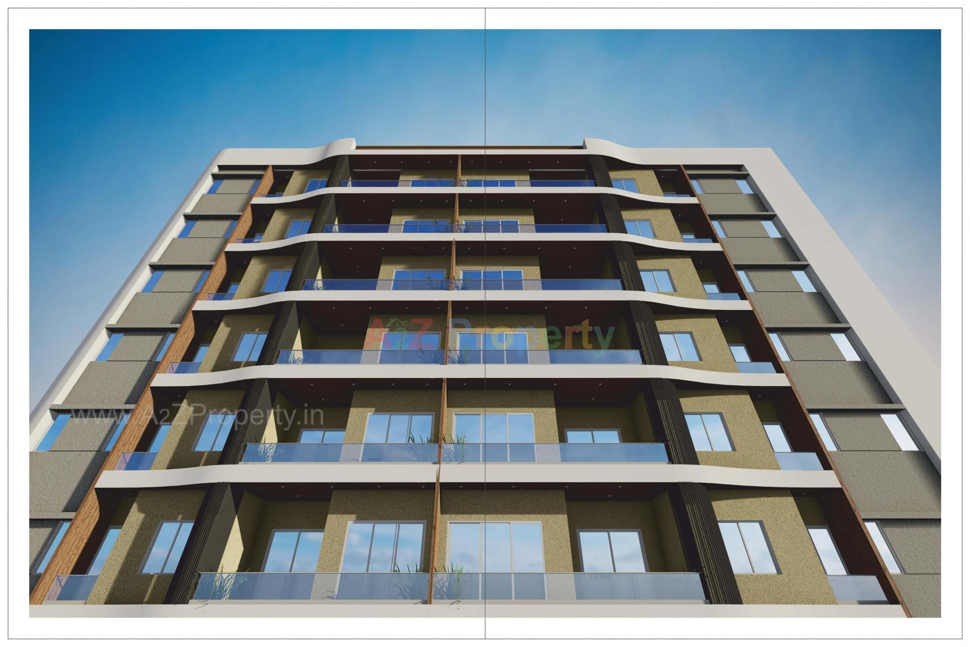 3D Elevation of real estate project Rudraksh located at Sama, Vadodara, Gujarat