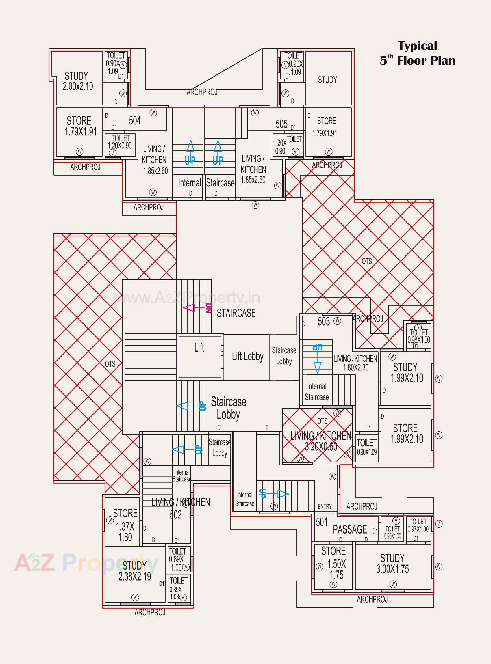 Layout of real estate project Runmukteshwar Residency located at Kasba, Vadodara, Gujarat
