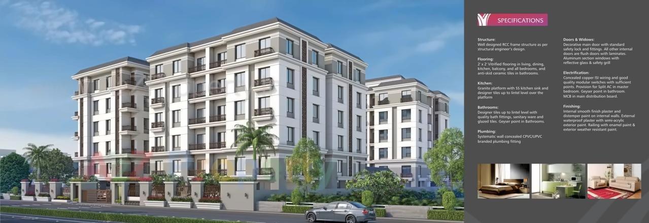 3D Elevation of real estate project Rushabh Attic located at Tandalaja, Vadodara, Gujarat