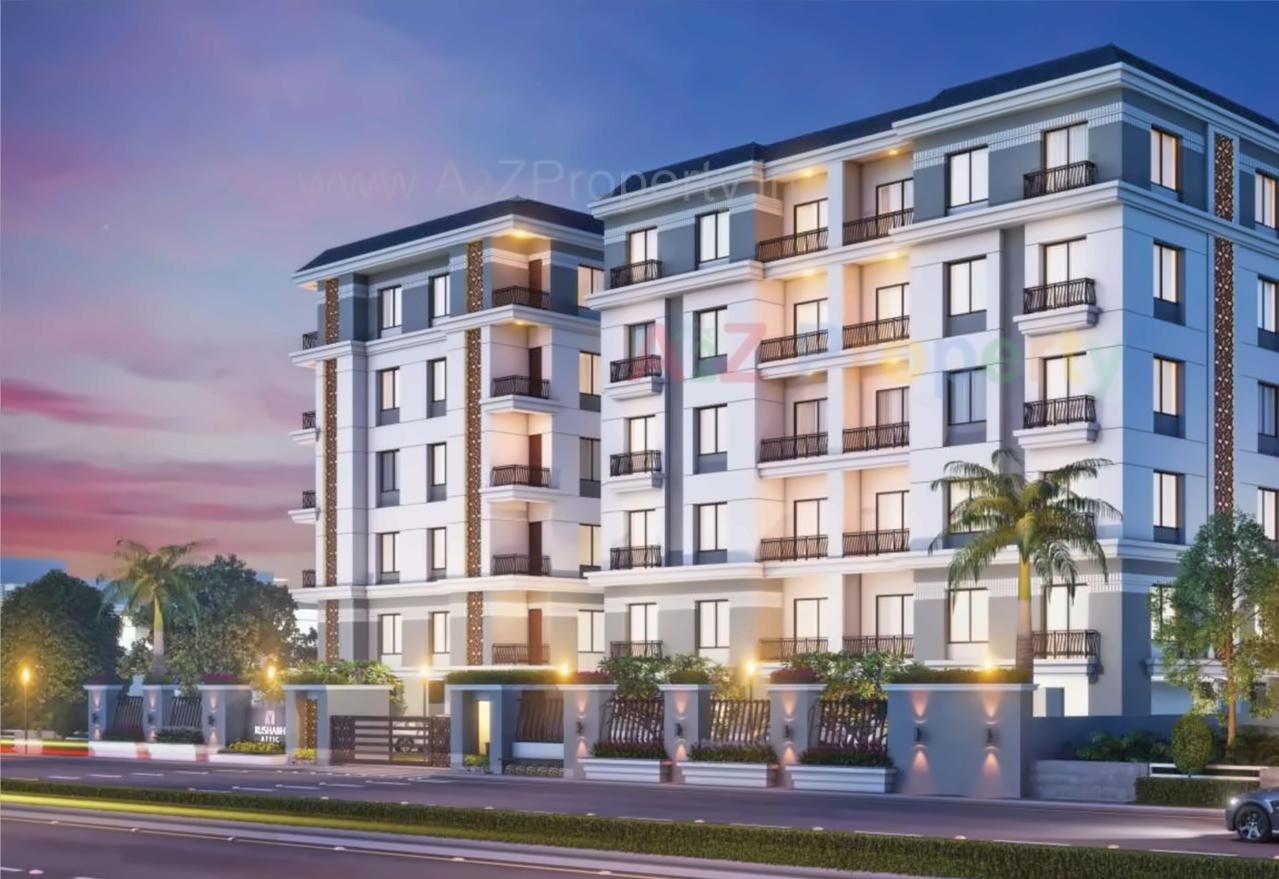 3D Elevation of real estate project Rushabh Attic located at Tandalaja, Vadodara, Gujarat