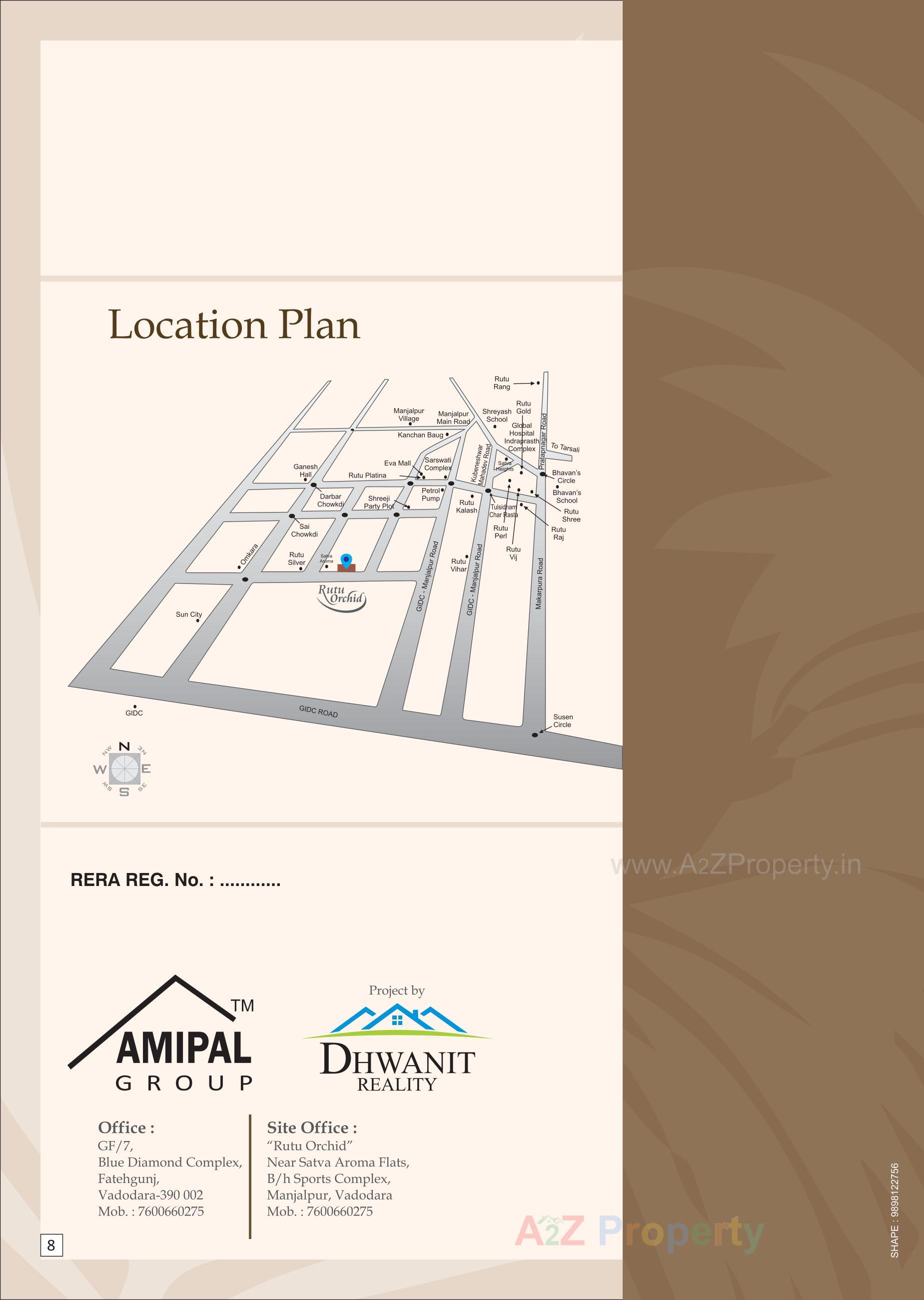  of real estate project Rutu Orchid located at Vadodara, Vadodara, Gujarat