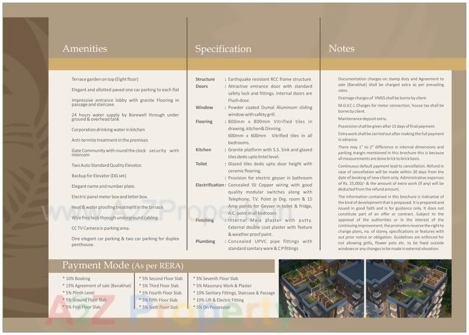  of real estate project Rutu Silver located at Manjalpur, Vadodara, Gujarat