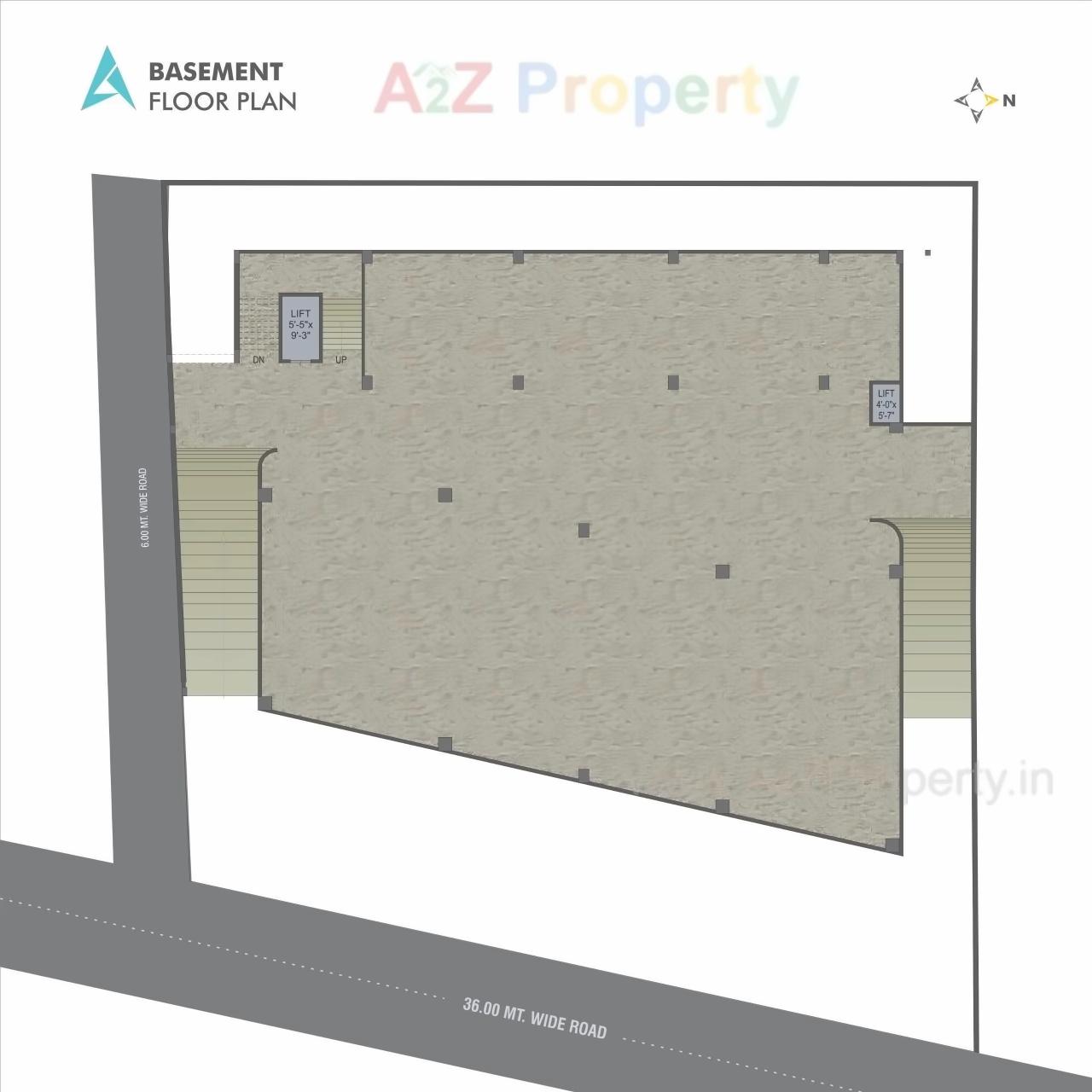 Layout of real estate project Safal Arise located at Manjalpur, Vadodara, Gujarat