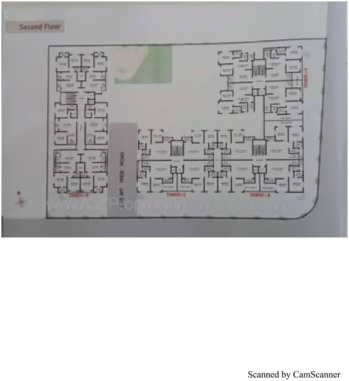 Layout of real estate project Safal Icon located at Vadsar, Vadodara, Gujarat