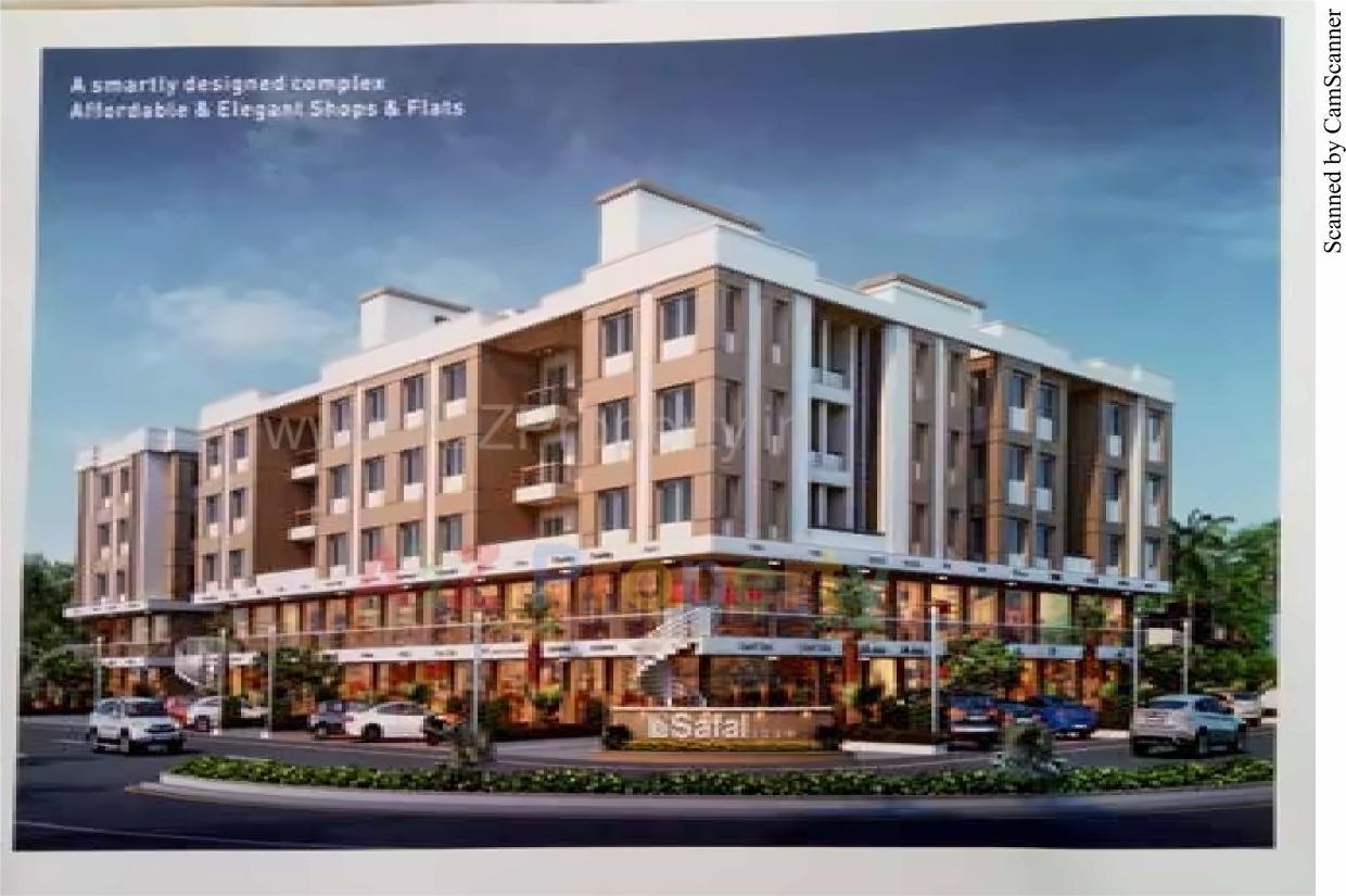 3D Elevation of real estate project Safal Icon located at Vadsar, Vadodara, Gujarat